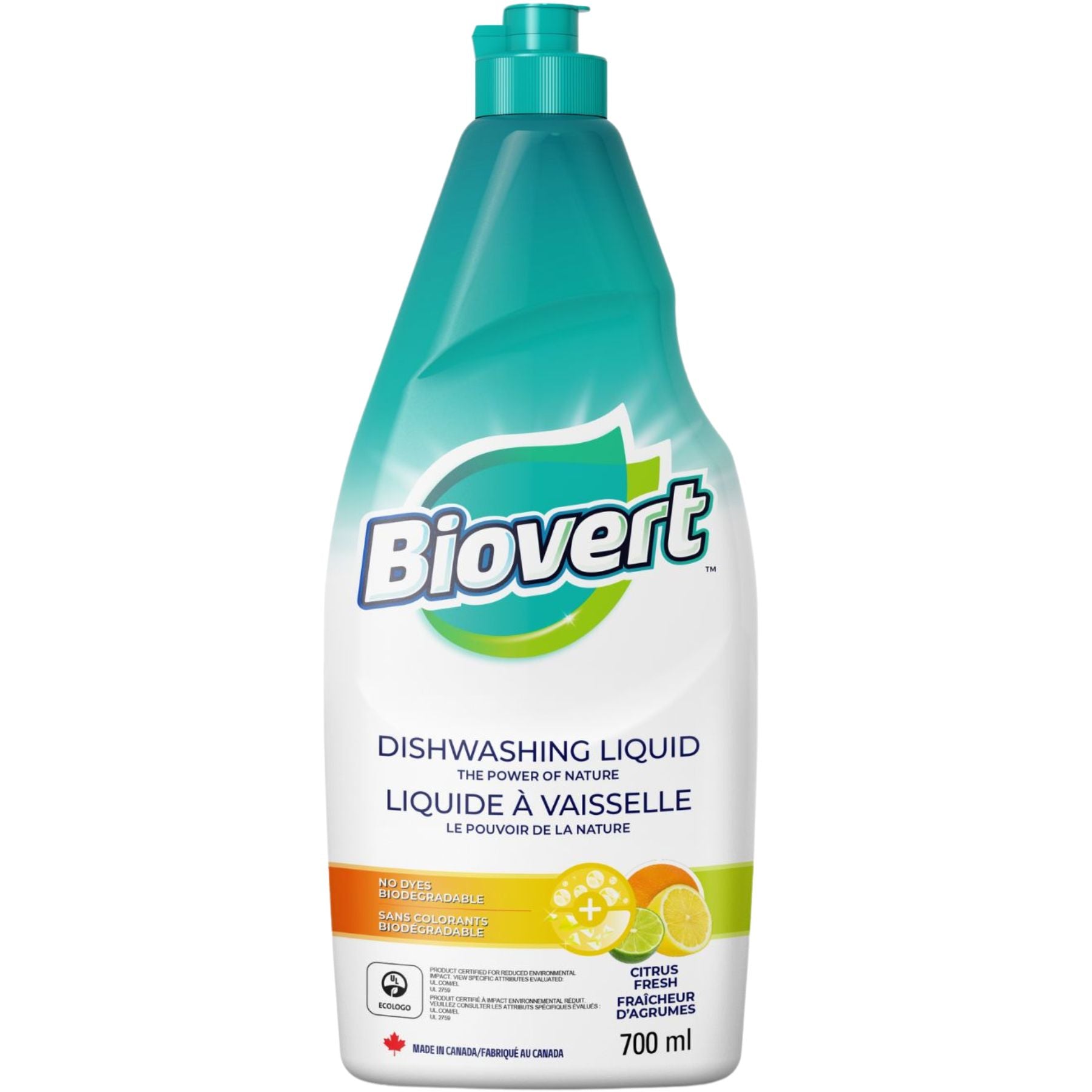 Biovert Dishwashing Liquid Citrus Fresh 700mL