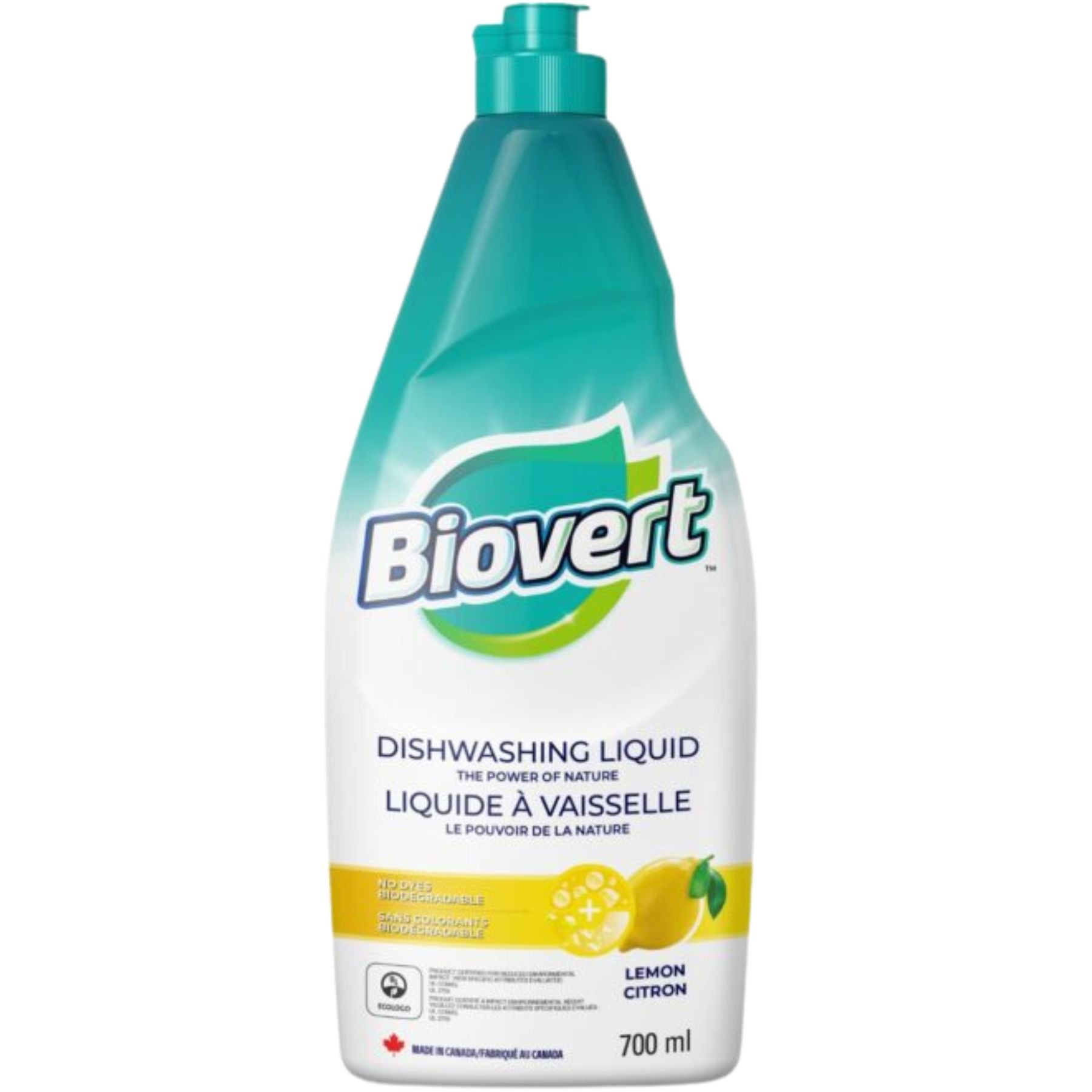 Biovert Dishwashing Liquid Lemon 700mL