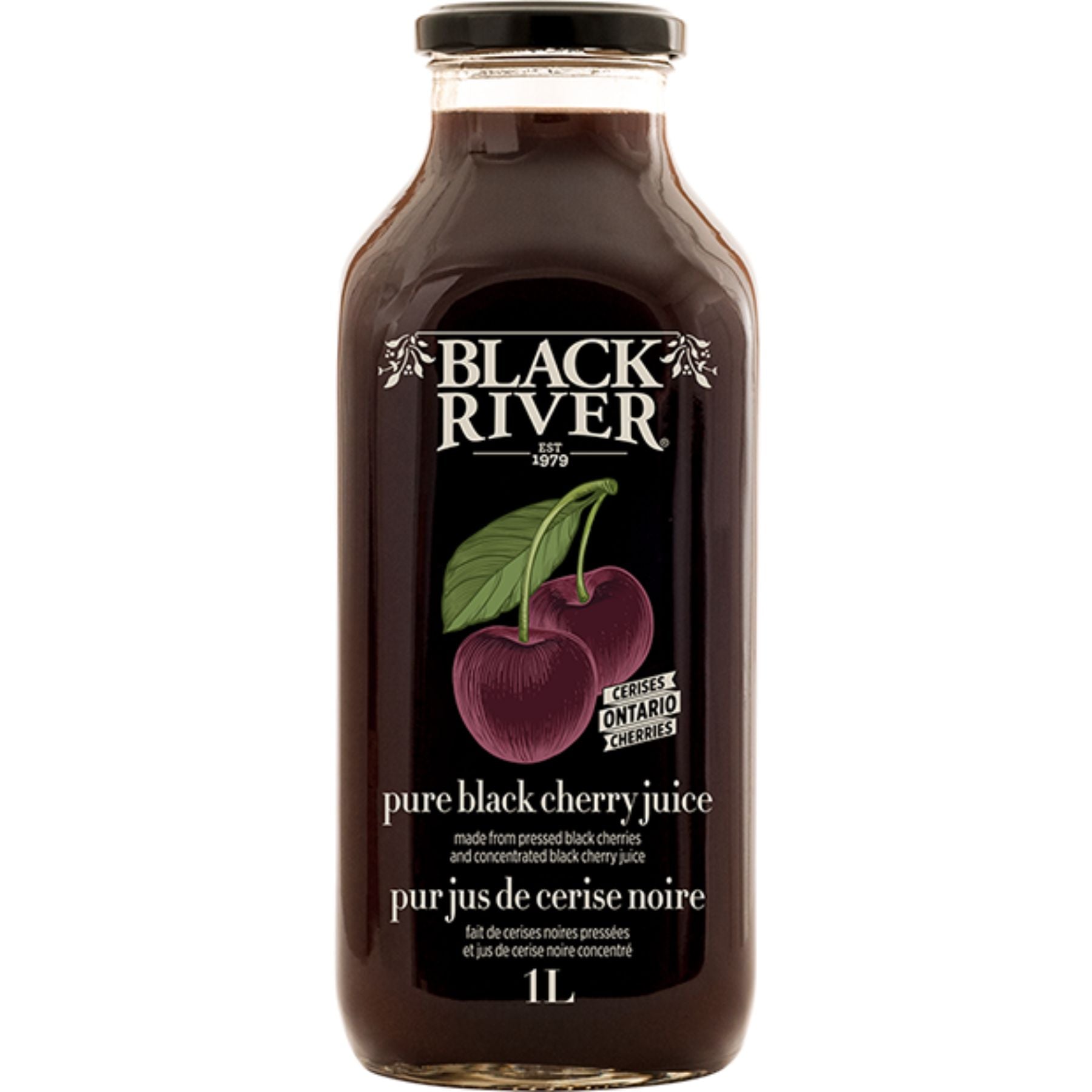 Black River Pure Black Cherry Juice 1L