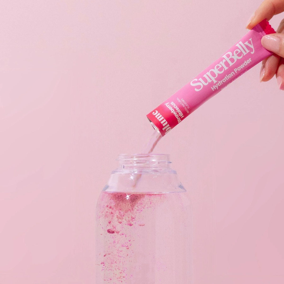 Blume SuperBelly Gut-Building Hydration Sachets Strawberry Hibiscus 7pk