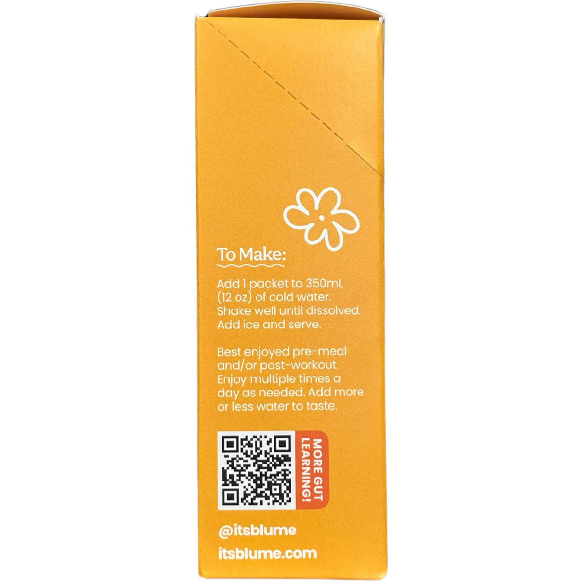 Blume SuperBelly Gut-Building Hydration Sachets Mango Passionfruit 7pk