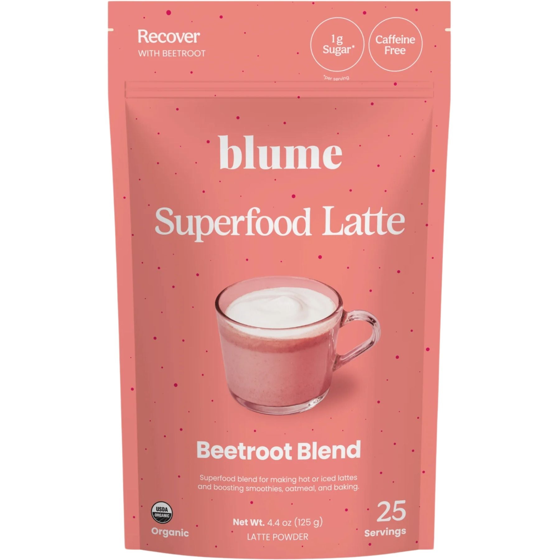 Blume Superfood Latte Powder Beetroot Blend 125g