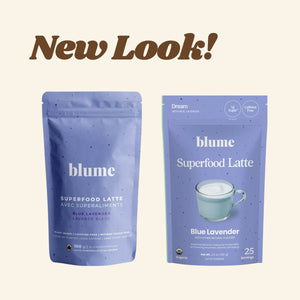 Blume Superfood Latte Powder Blue Lavender Blend 100g