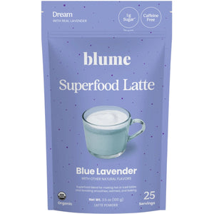 Blume Superfood Latte Powder Blue Lavender Blend 100g