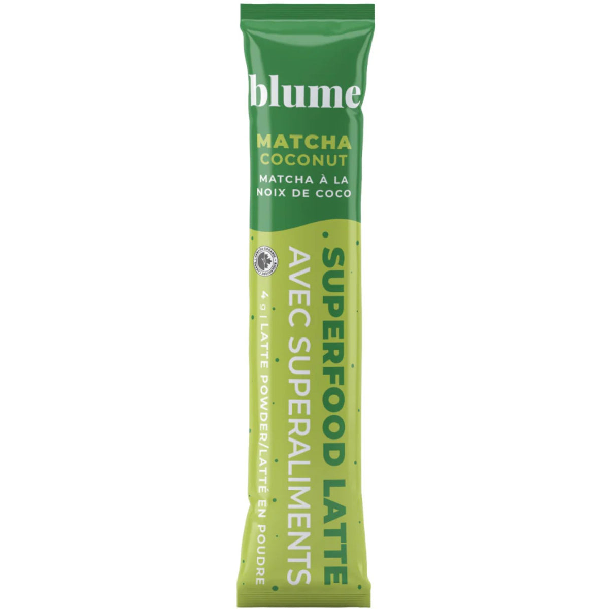 Blume Superfood Latte Matcha Coconut Blend Single Serve 8pk