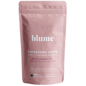 Blume Superfood Latte Powder Rose London Fog Blend 100g