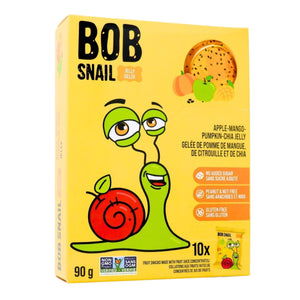 Bob Snail Fruit Jellies - Apple-Mango Chia 10pk