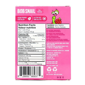 Bob Snail Fruit Rolls - Apple Raspberry 10pk