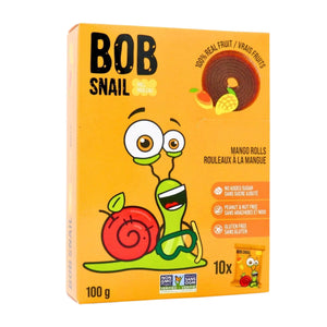 Bob Snail Fruit Rolls - Mango 10pk