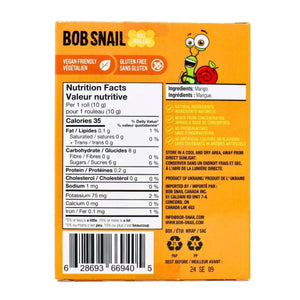 Bob Snail Fruit Rolls - Mango 10pk