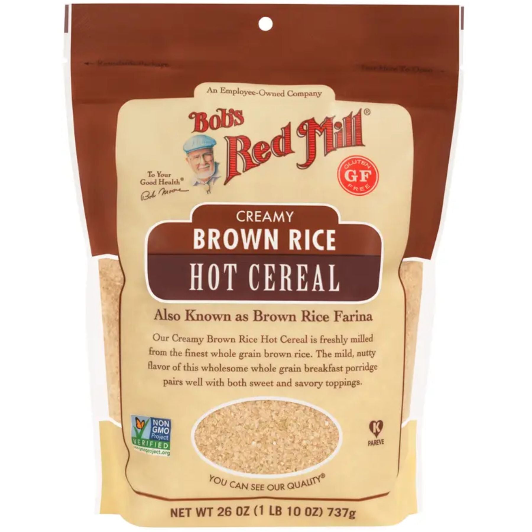 Bob's Red Mill Creamy Brown Rice Hot Cereal 737g