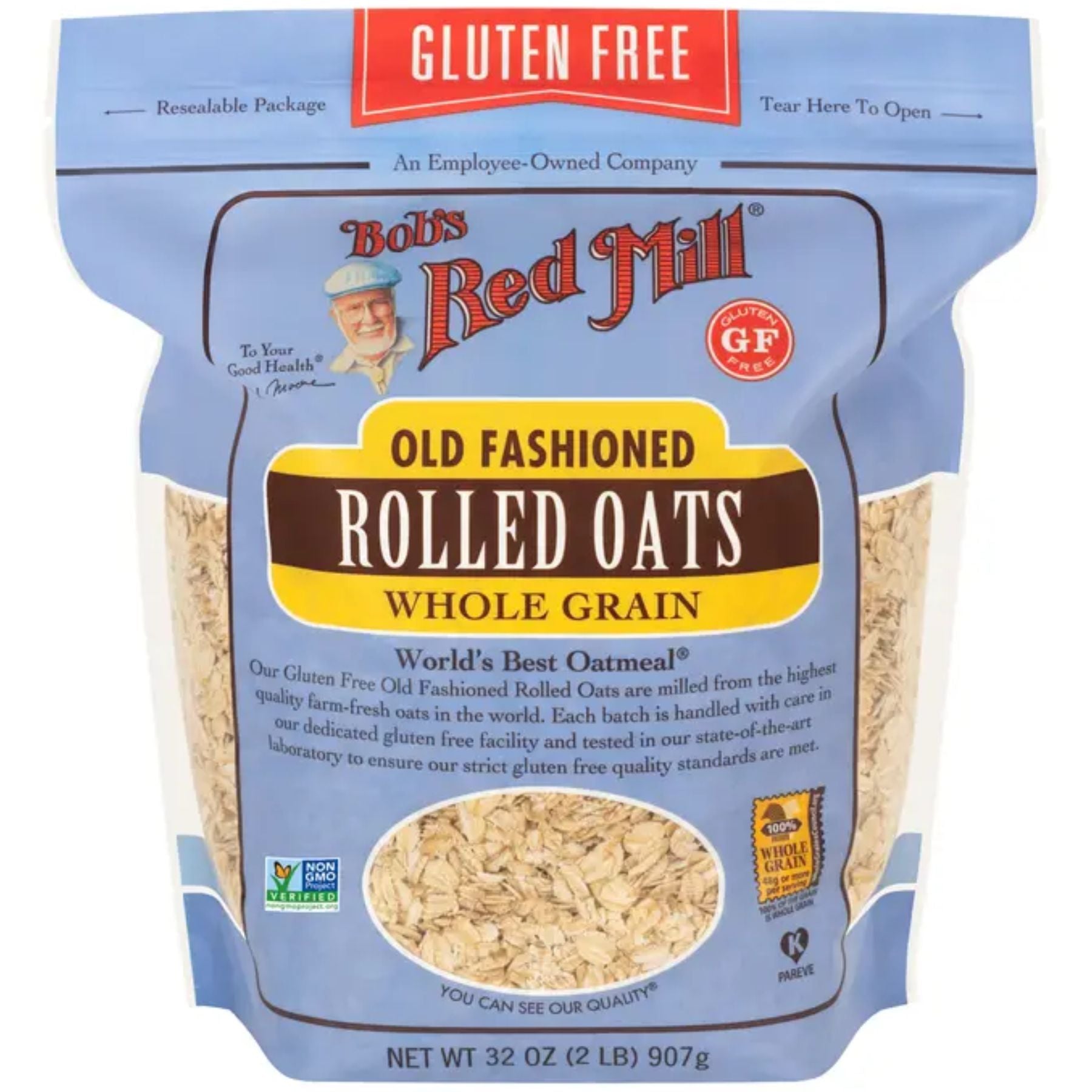 Bob's Red Mill Gluten Free Old Fashioned Rolled Oats 907g