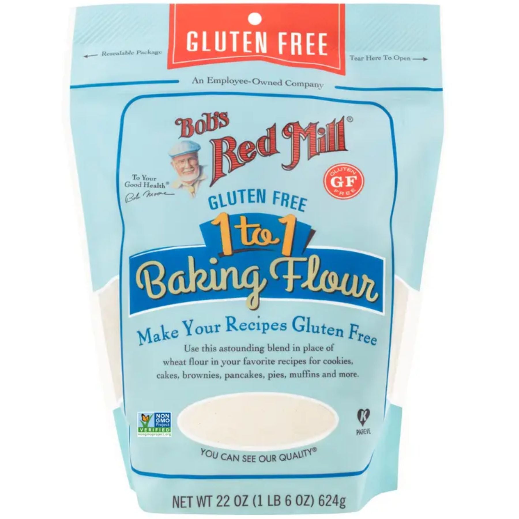 Bob's Red Mill Gluten Free 1-to-1 Baking Flour 624g