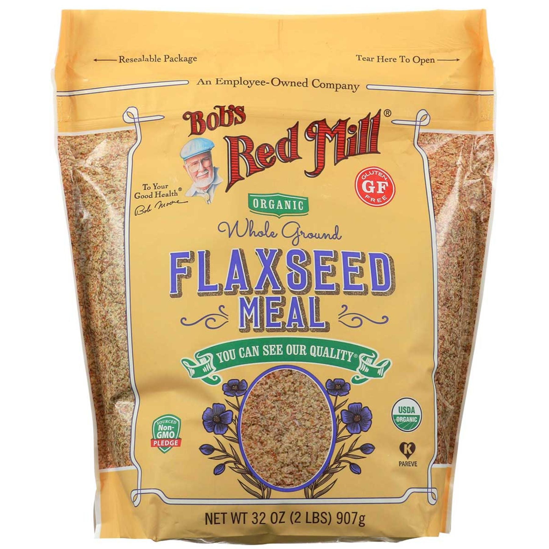 Bob's Red Mill Organic Brown Flaxseed Meal 907g