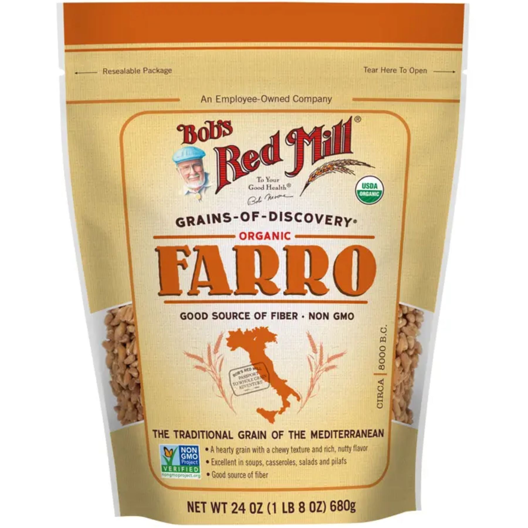 Bob`s Red Mill Organic Farro 680g