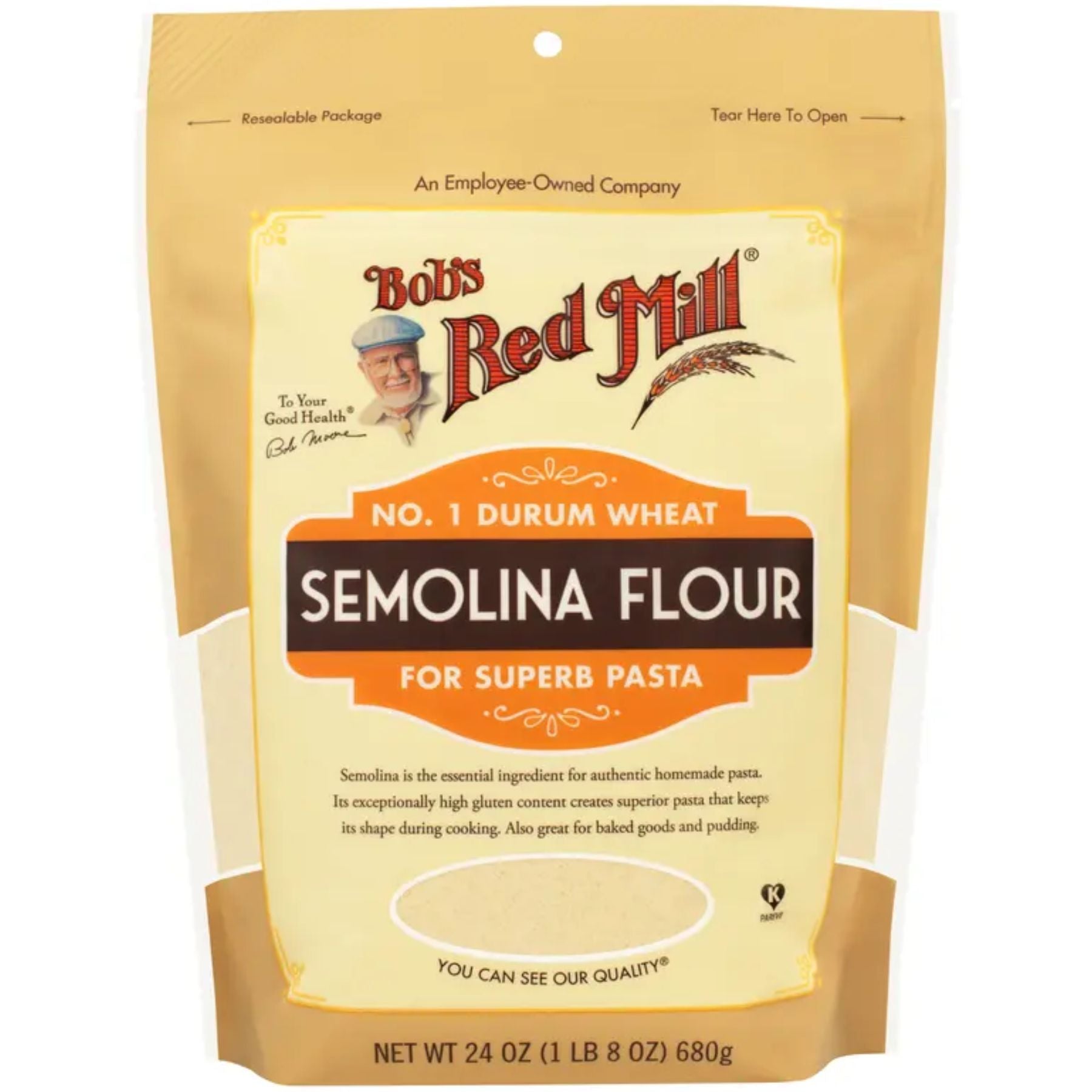 Bob`s Red Mill Semolina Flour 680g