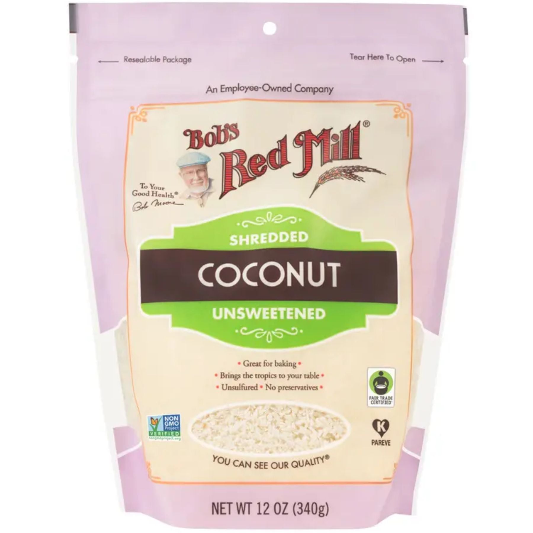 Bob's Red Mill Unsweetened Shredded Coconut 340g