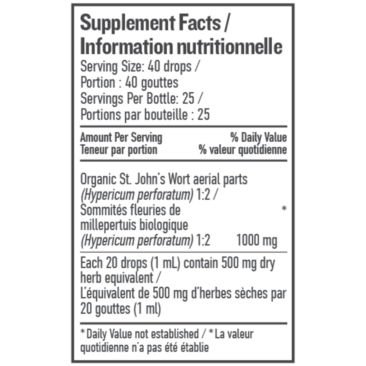 Botanica St John's Wort Liquid Herb 50mL