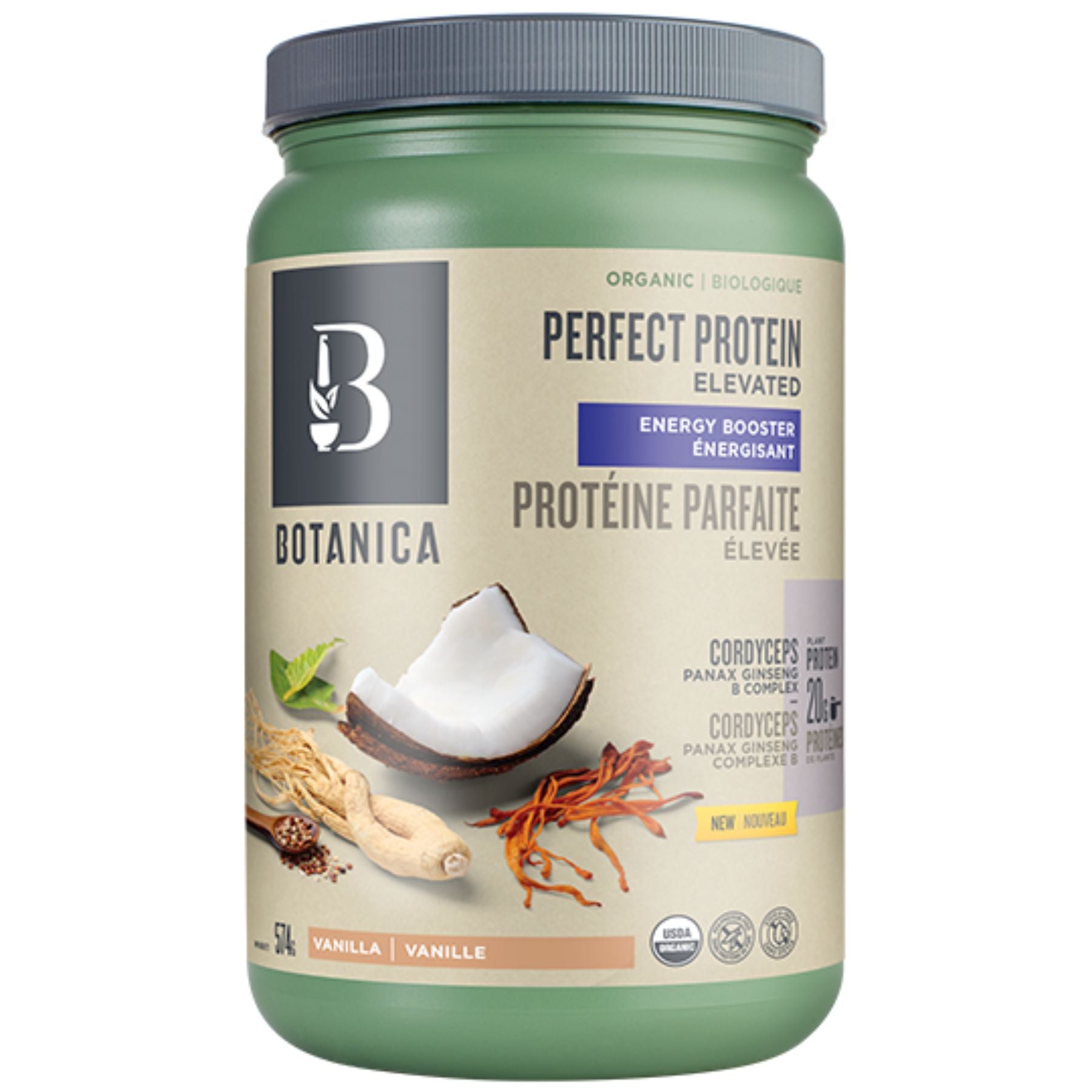 Botanic Energy Botanic Perfect Protein Elevated Energy Booster 574g - Fiddleheads ...