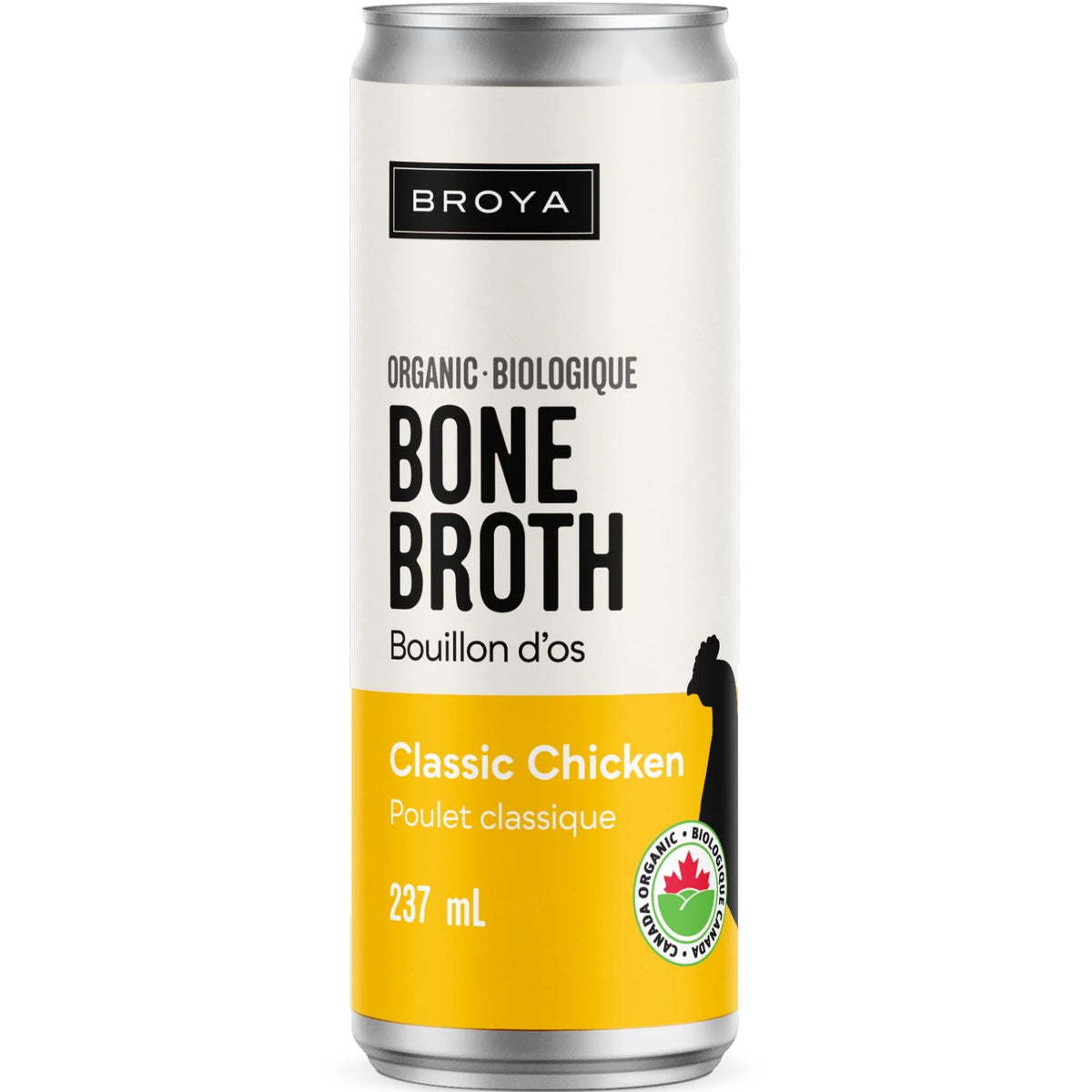 Broya Classic Chicken Bone Broth, Canned 237mL