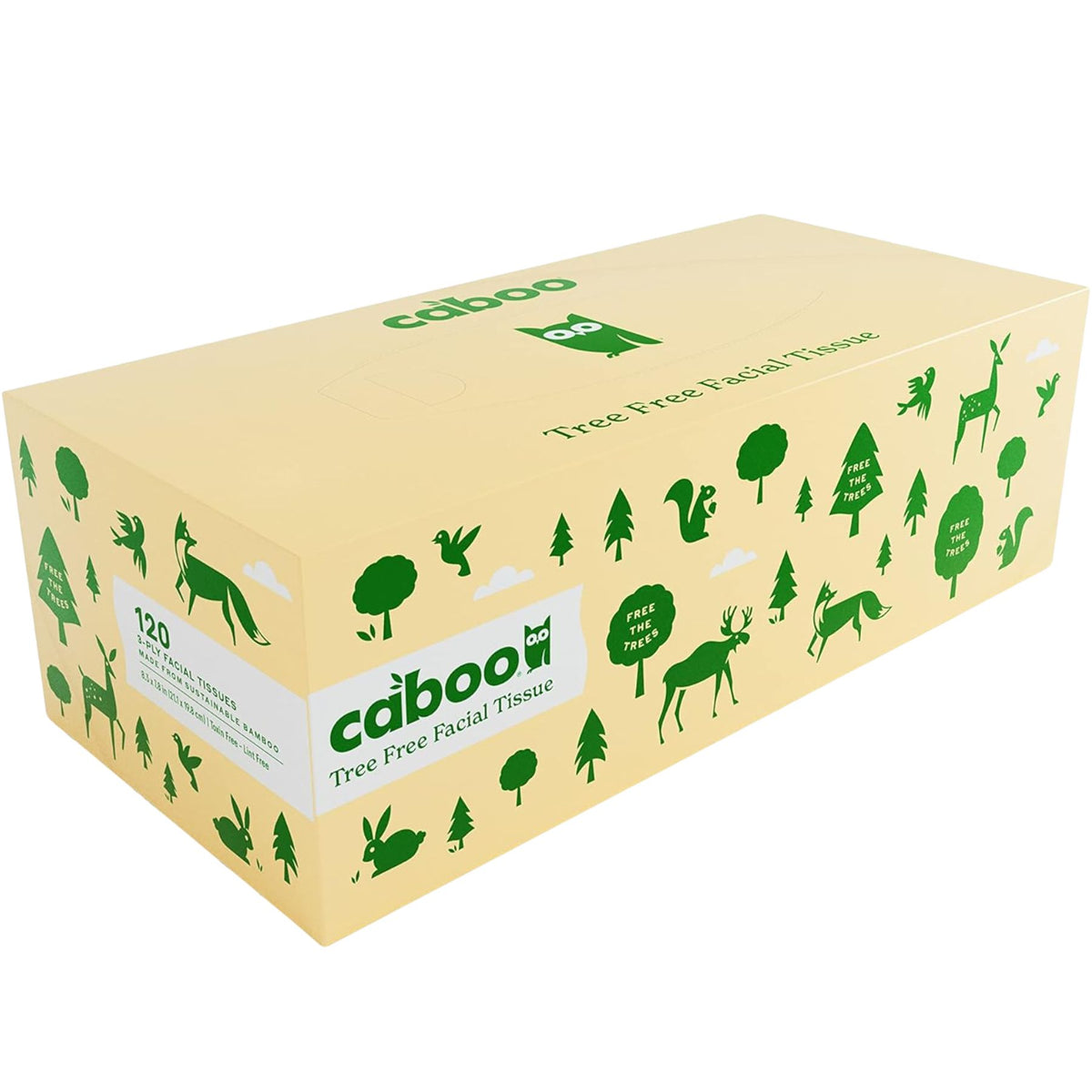 Caboo Tree Free Bamboo Facial Tissues 120ct