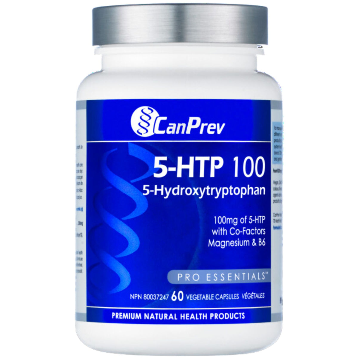 CanPrev 5-HTP 100 with B6 & Magnesium 60s