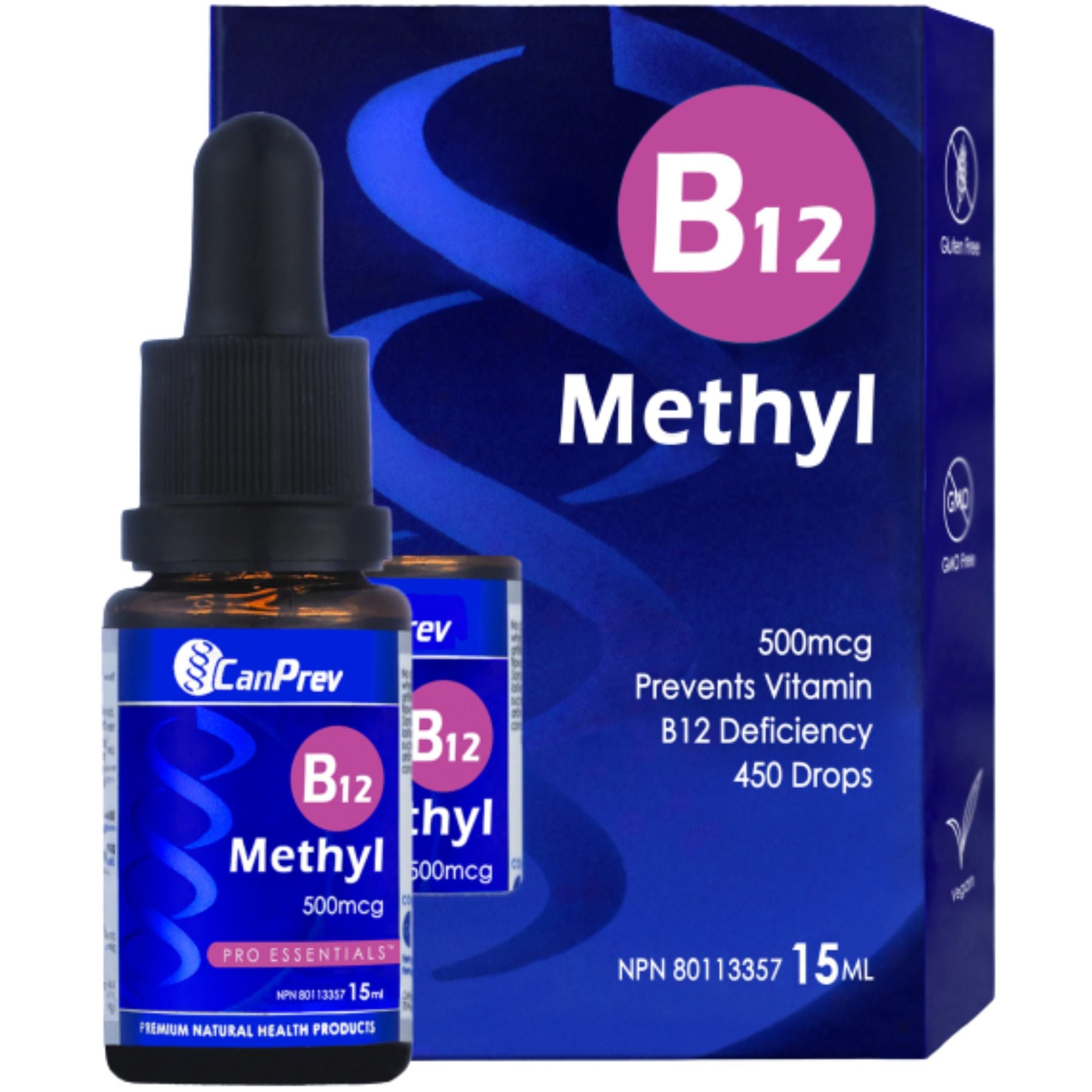 CanPrev B12 Methyl 500mcg Drops 15mL