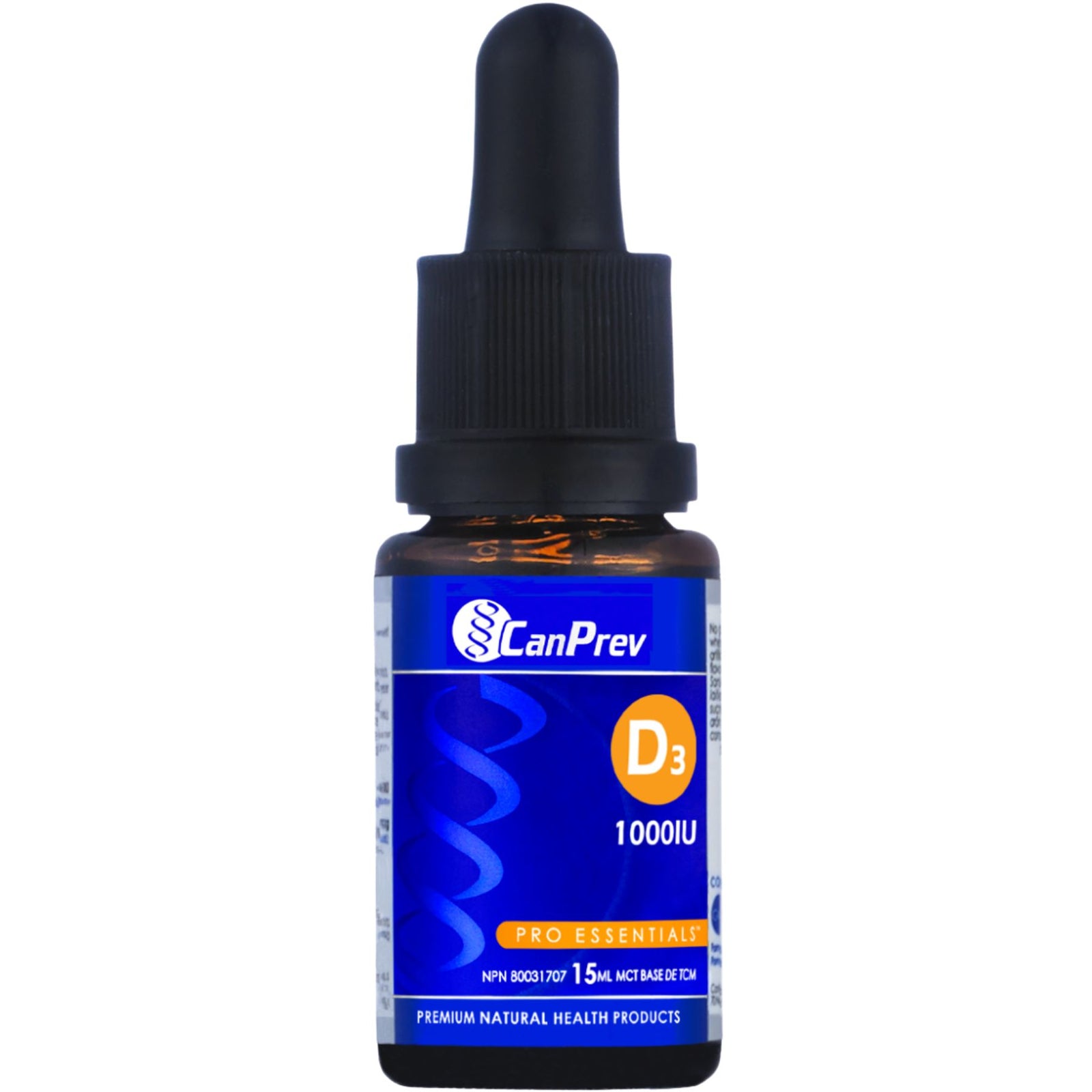 CanPrev D3 Drops 1000IU – MCT base 15mL