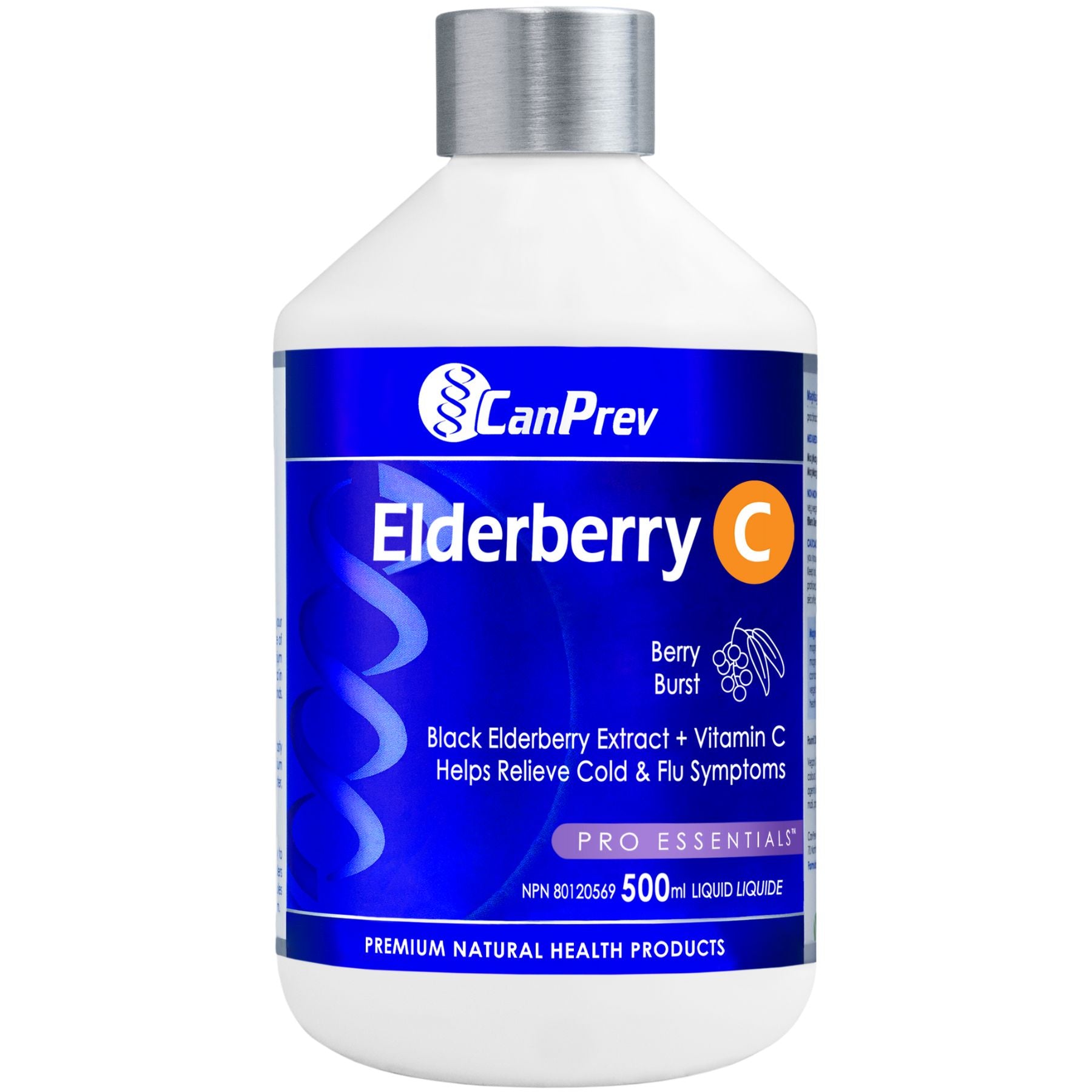 CanPrev Elderberry C Liquid - Berry Burst 500ml