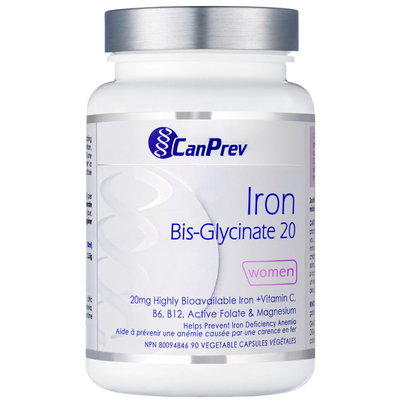 CanPrev Iron Bisglycinate 20 90s