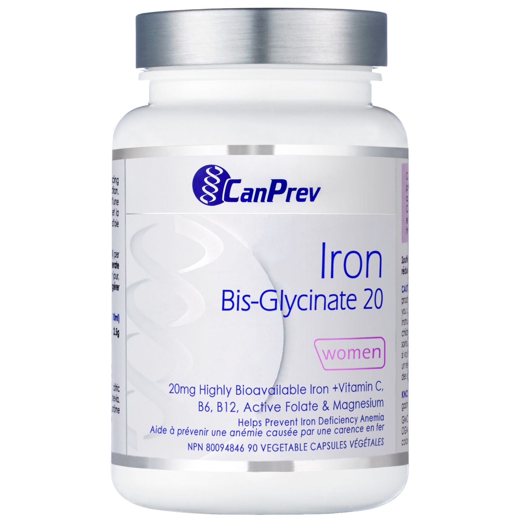 CanPrev Iron Bis-Glycinate 20 90s