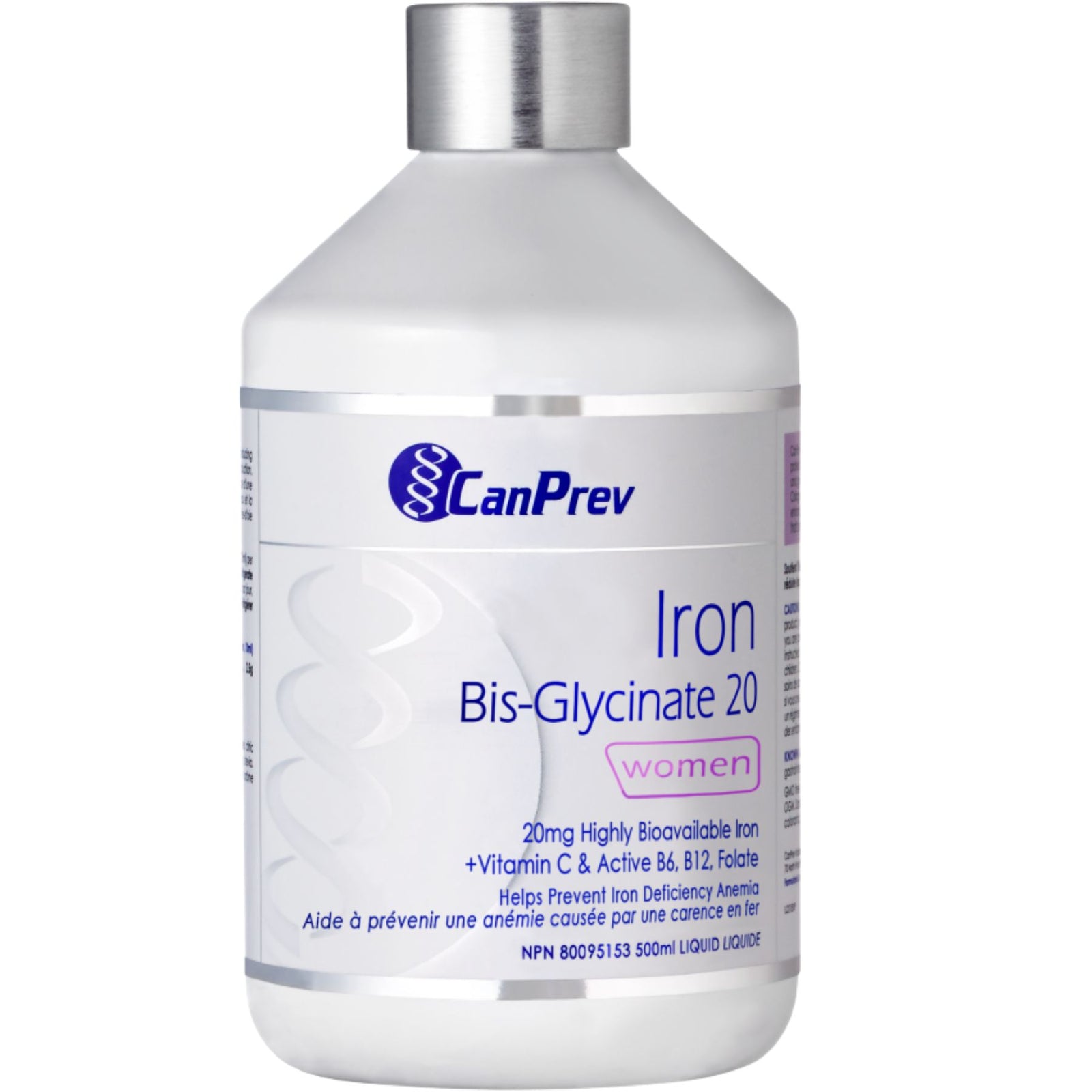 CanPrev Iron Bis·Glycinate 20 Liquid 500mL