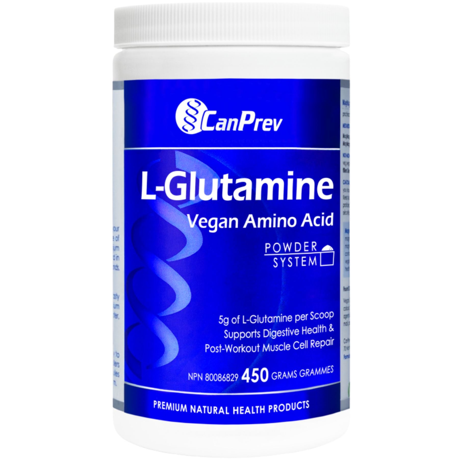 CanPrev L-Glutamine Vegan Amino Acid 450g