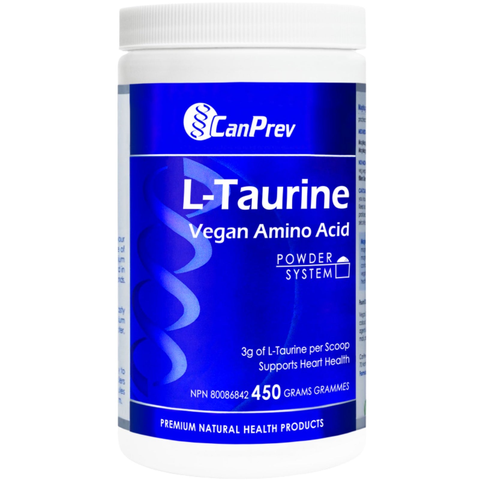 CanPrev L-Taurine Vegan Amino Acid 450g