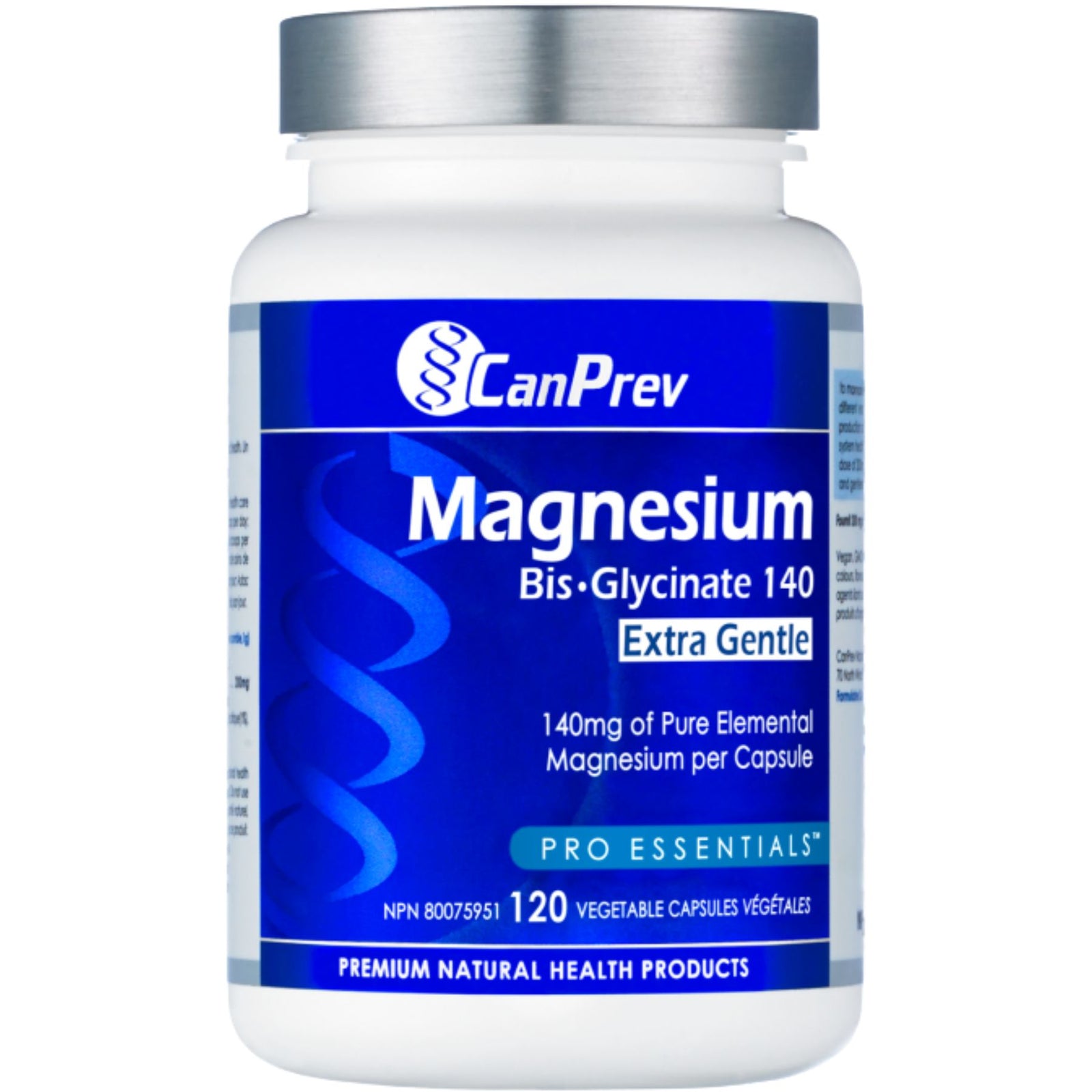 CanPrev Magnesium Bis-Glycinate 140 Extra Gentle 120s