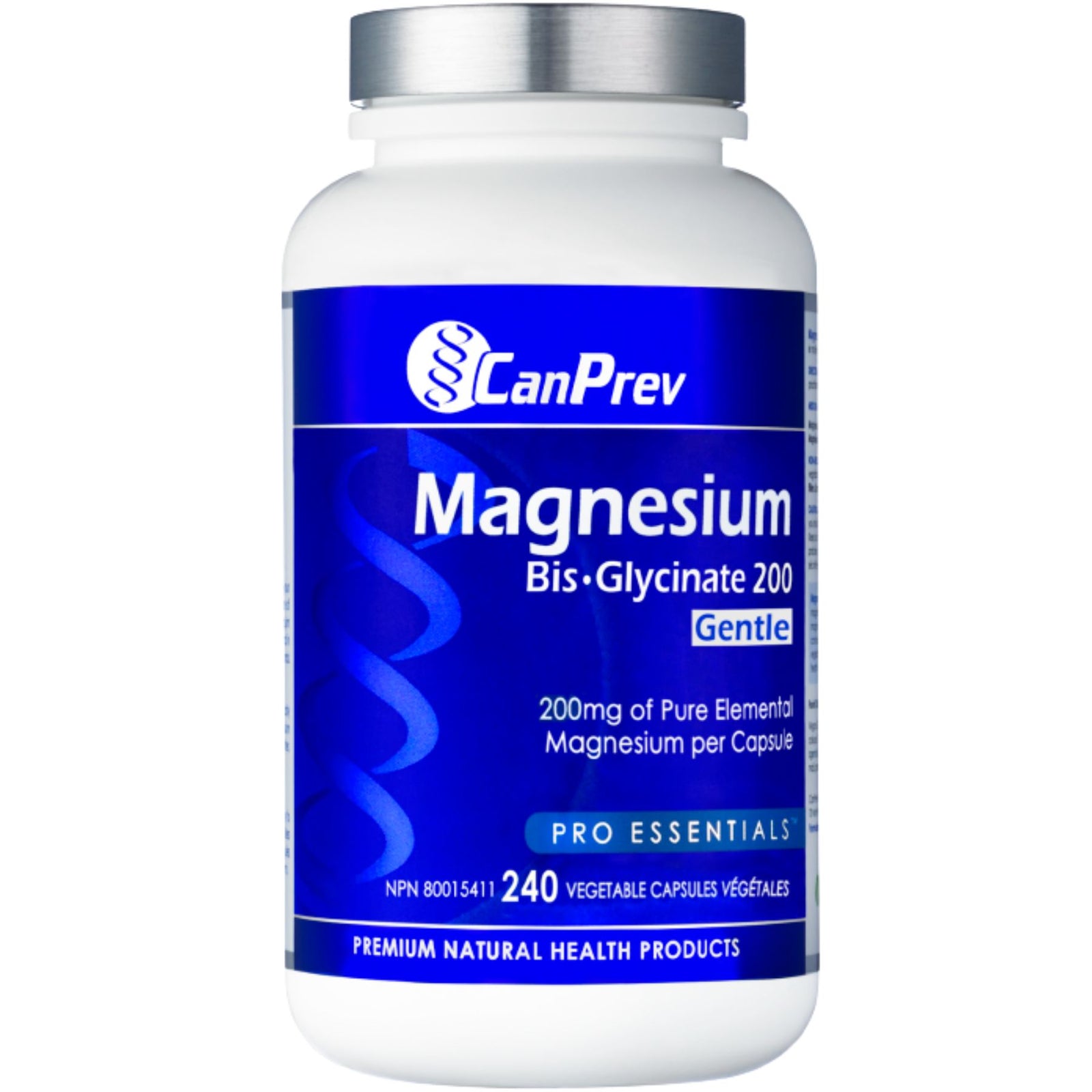 CanPrev Magnesium Bis-Glycinate 200 Gentle 240s