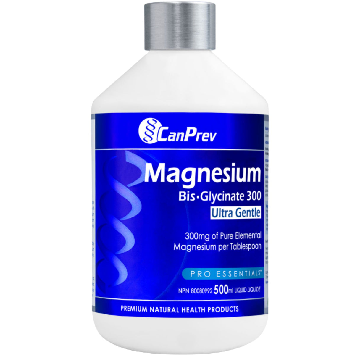 CanPrev Magnesium Bis-Glycinate 300 Ultra Gentle Liquid 500mL