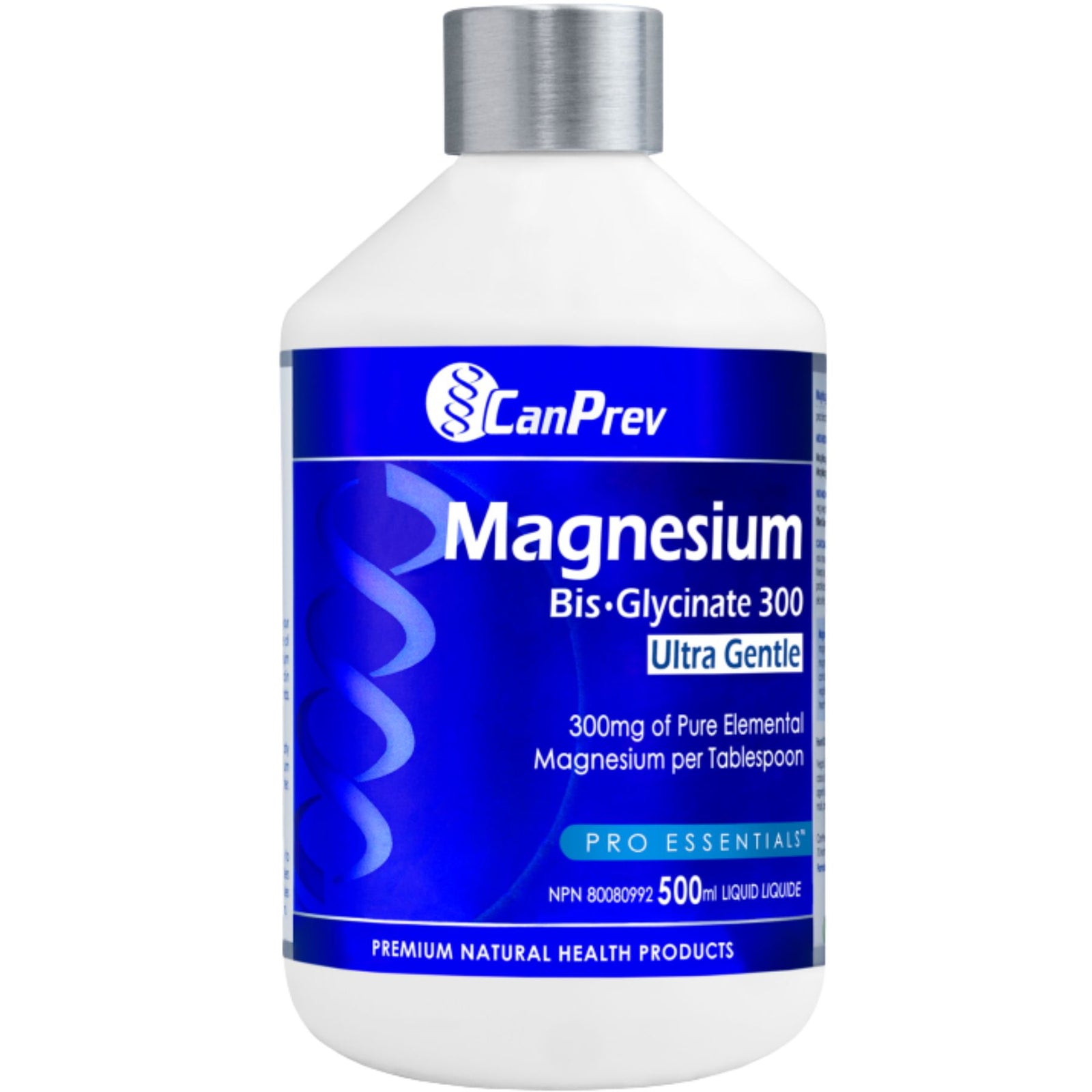 CanPrev Magnesium Bis-Glycinate 300 Ultra Gentle Liquid 500mL