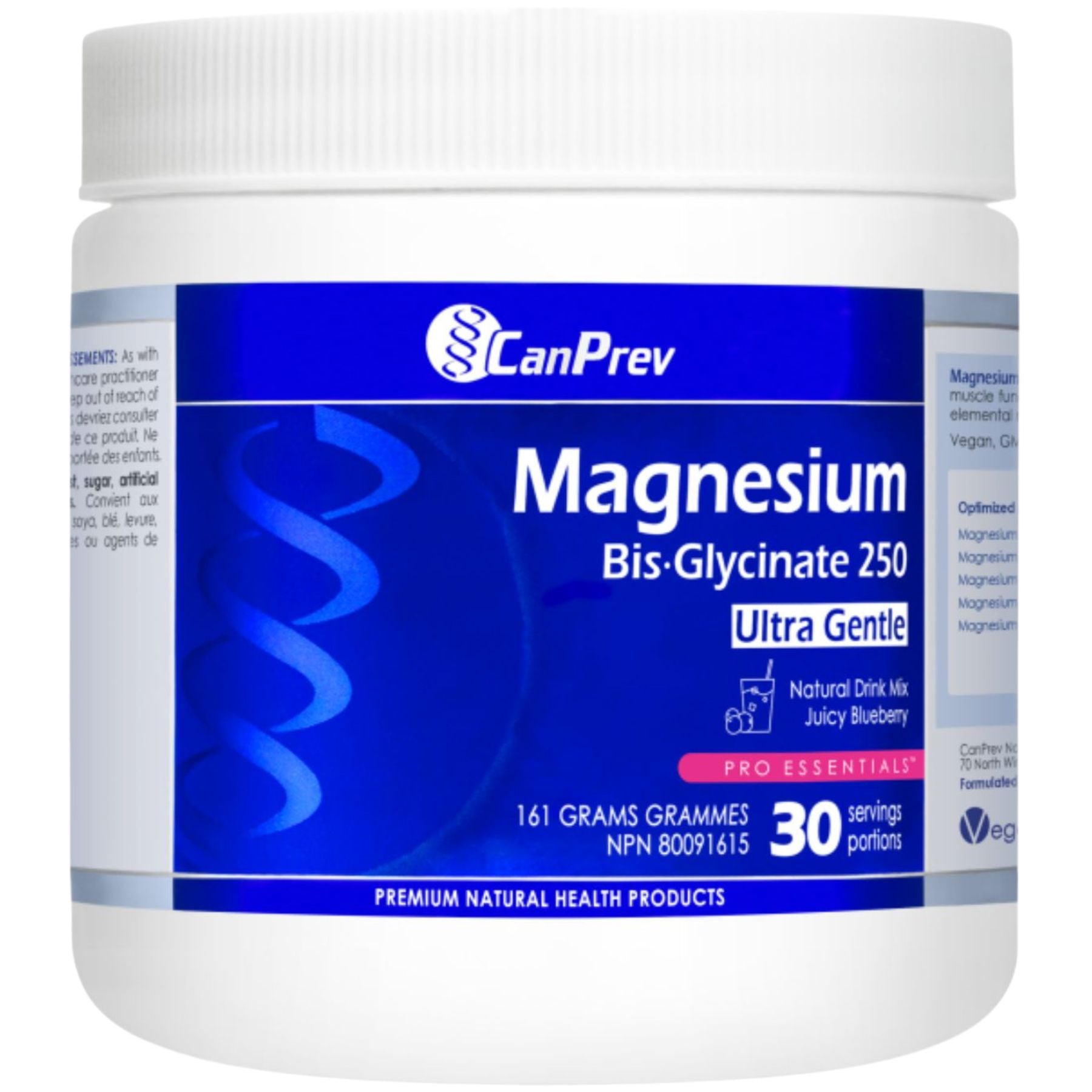 CanPrev Magnesium Bis-Glycinate Juicy Blueberry 161g