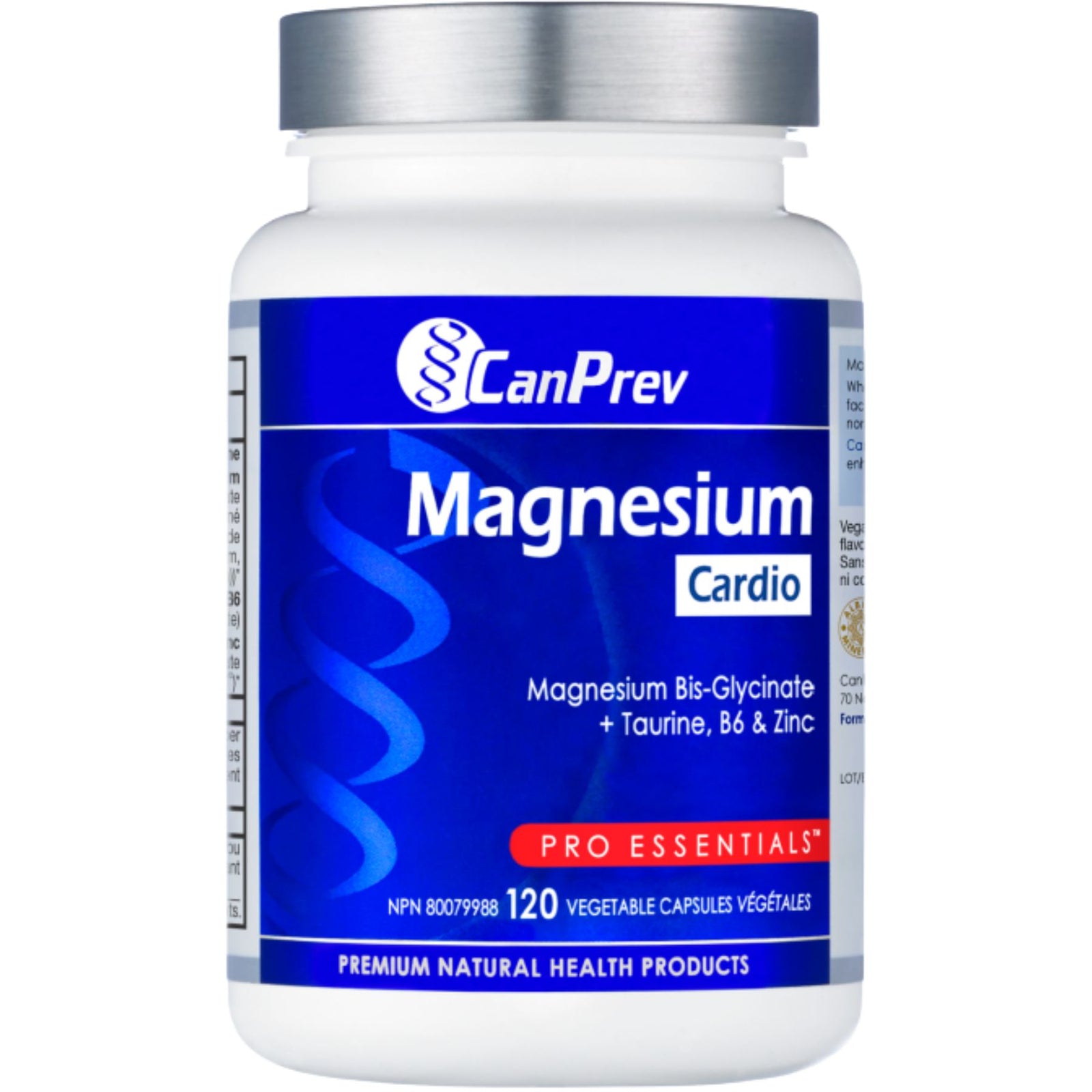 CanPrev Magnesium Cardio + Taurine, B6 & Zinc 120s