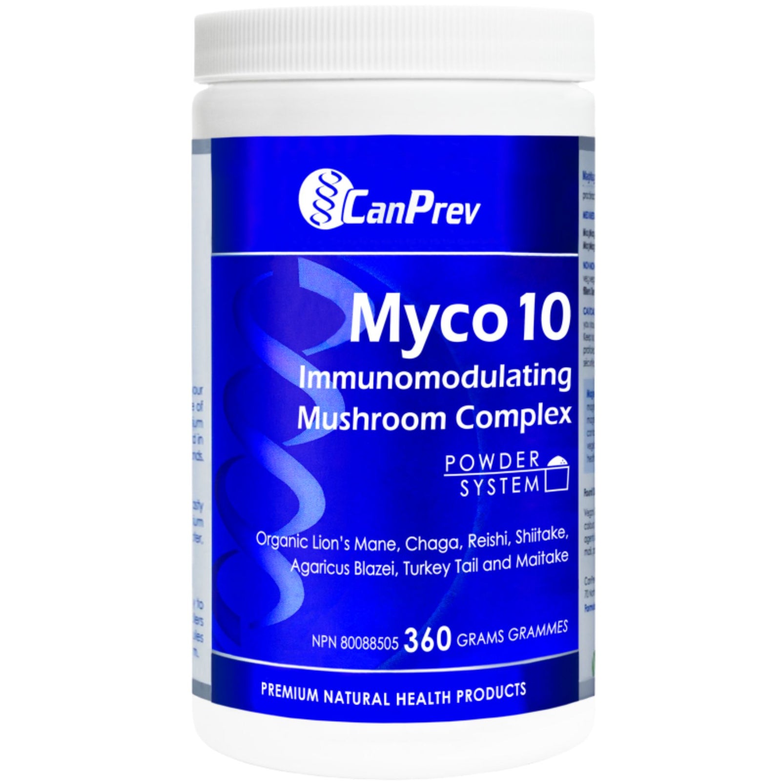 CanPrev Myco10 Immunomodulating Mushroom Complex 360g