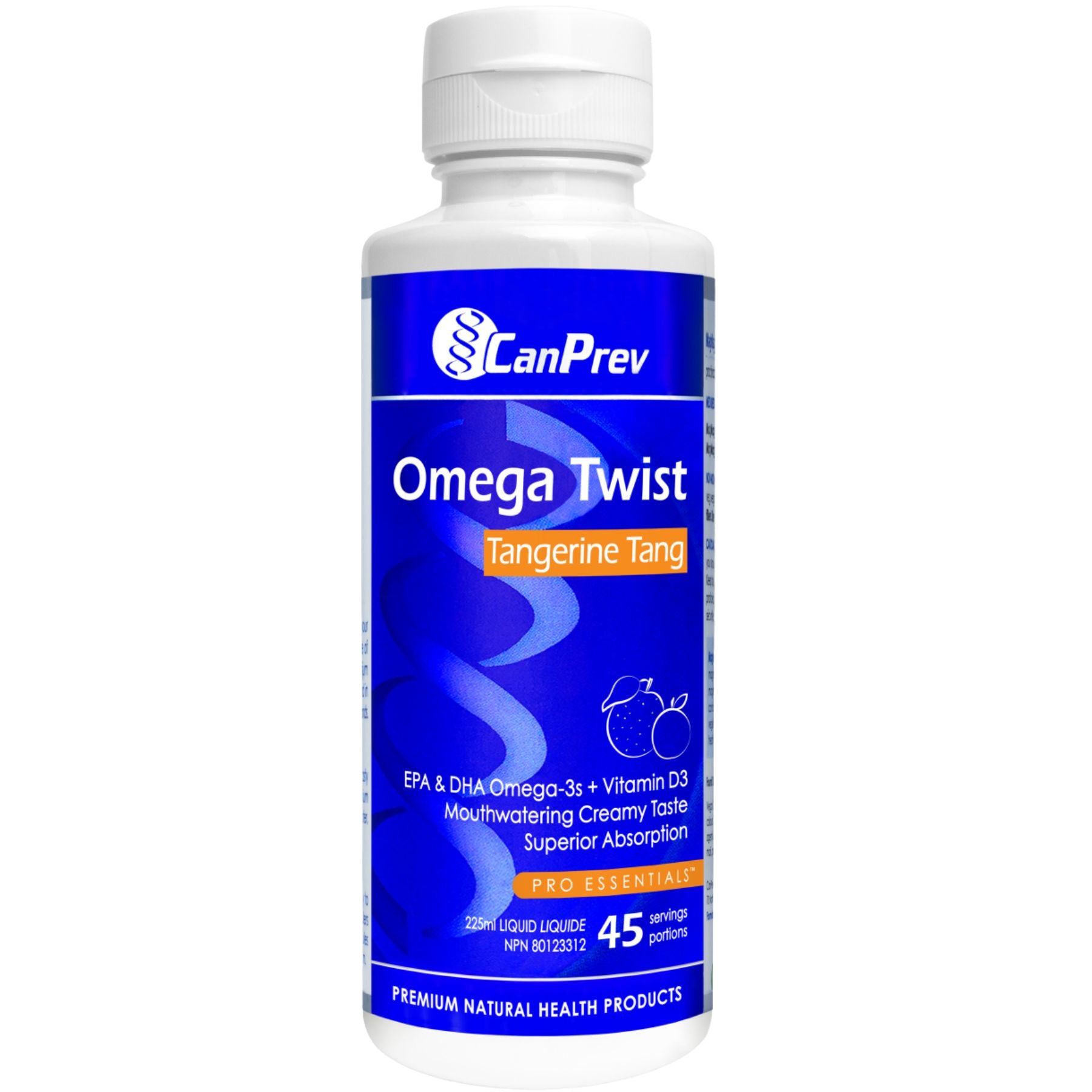 CanPrev Omega Twist Tangerine Tang 225mL