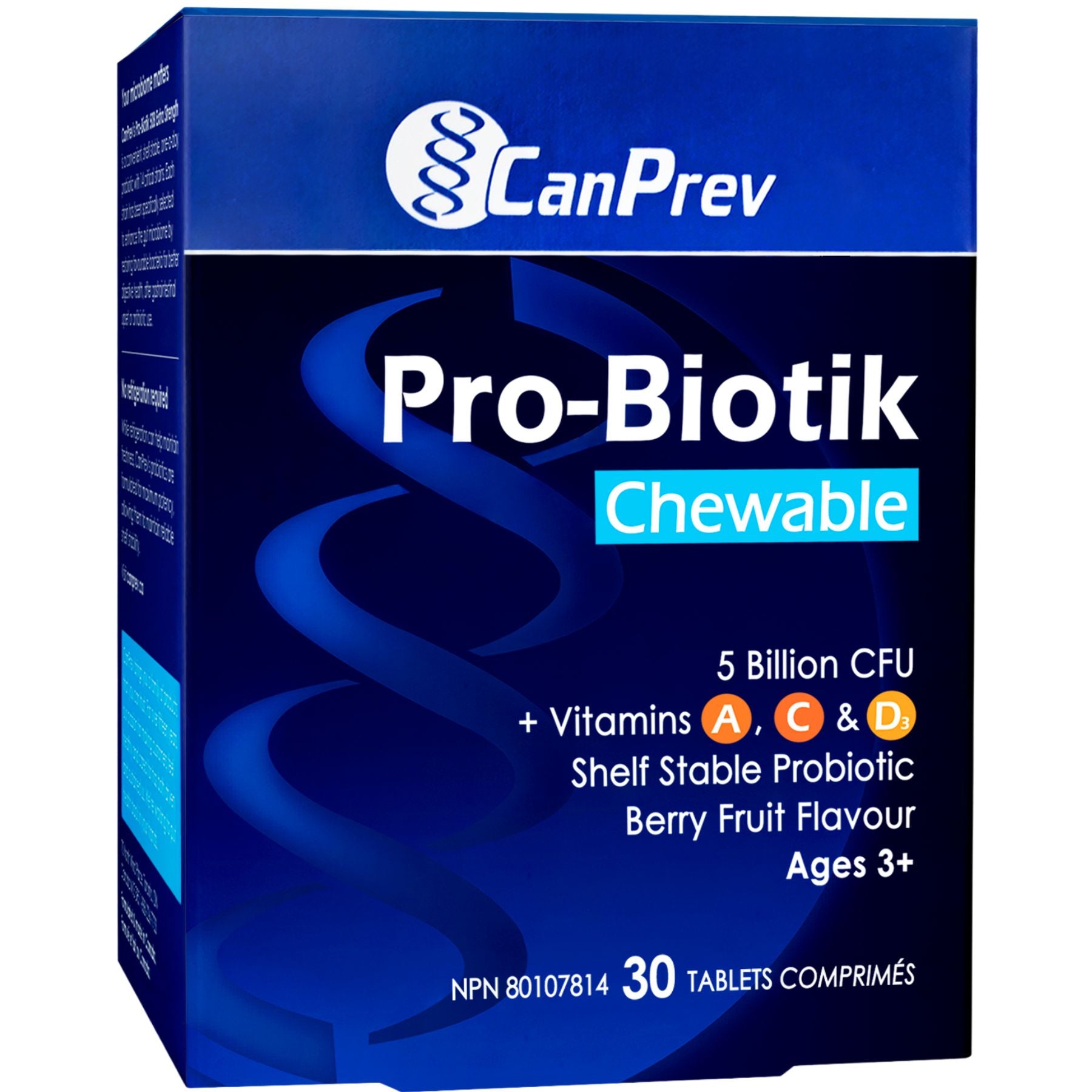 CanPrev Pro-Biotik + A, C & D3 Chewable 30s