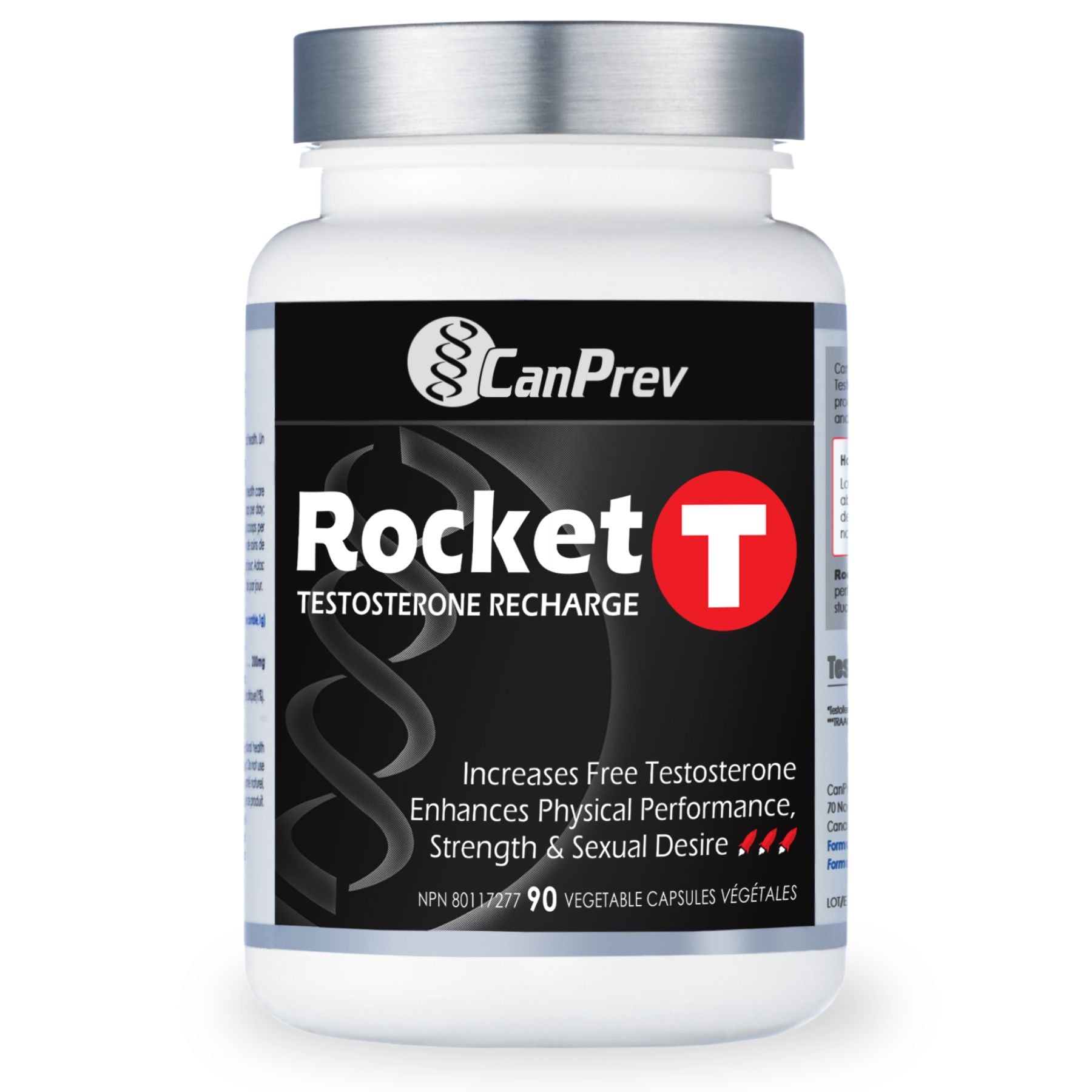 CanPrev Rocket T Testosterone Recharge 90s