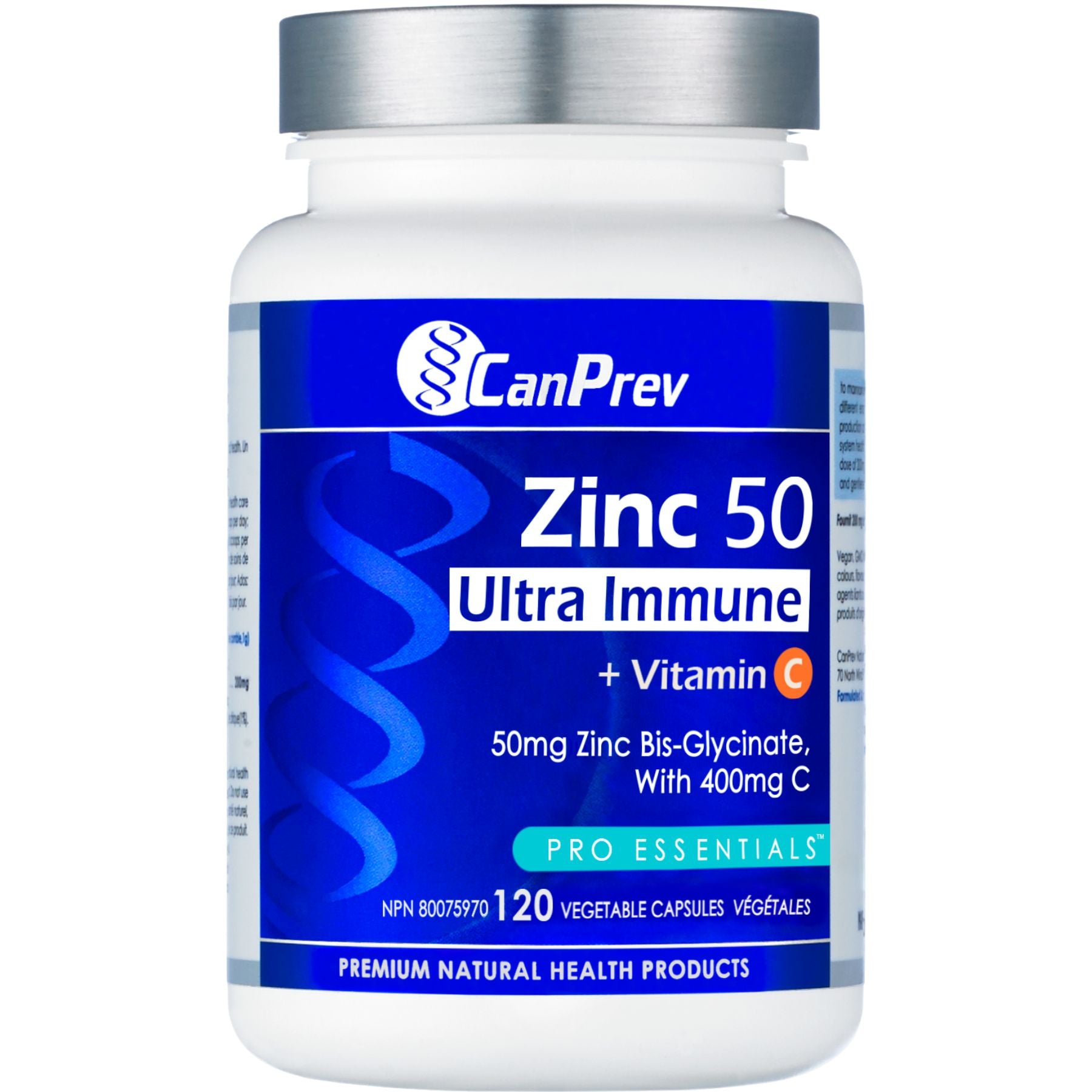 CanPrev Zinc 50 Ultra Immune + Vitamin C 120s