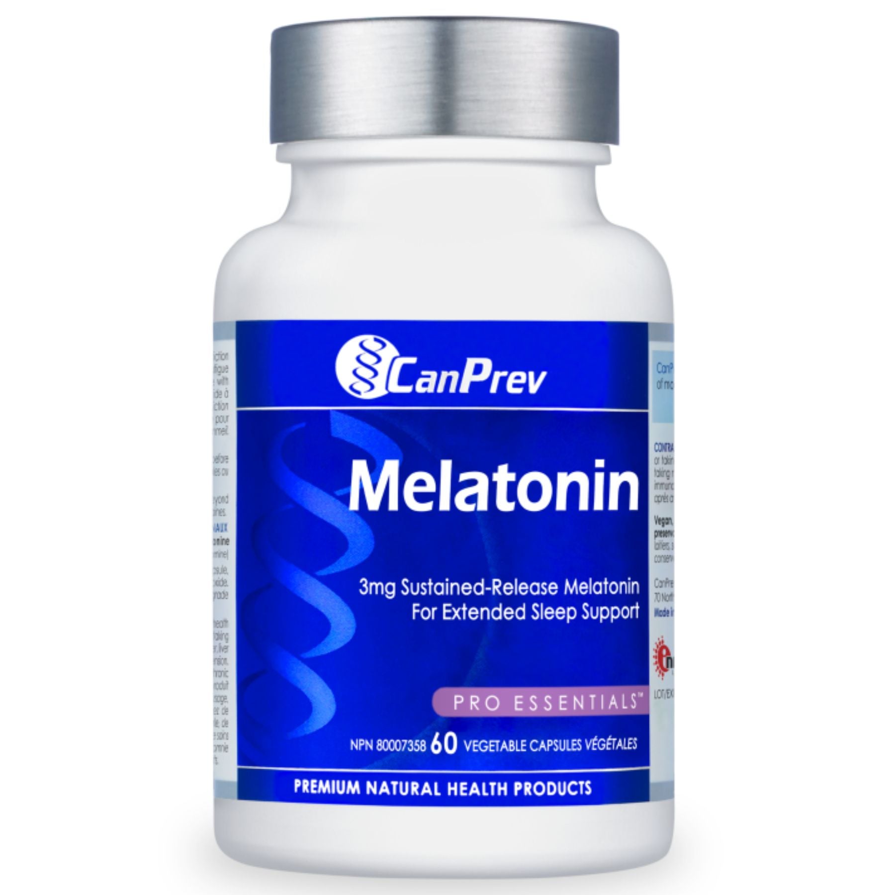 CanPrev Melatonin 3mg Sustained-Release 60s