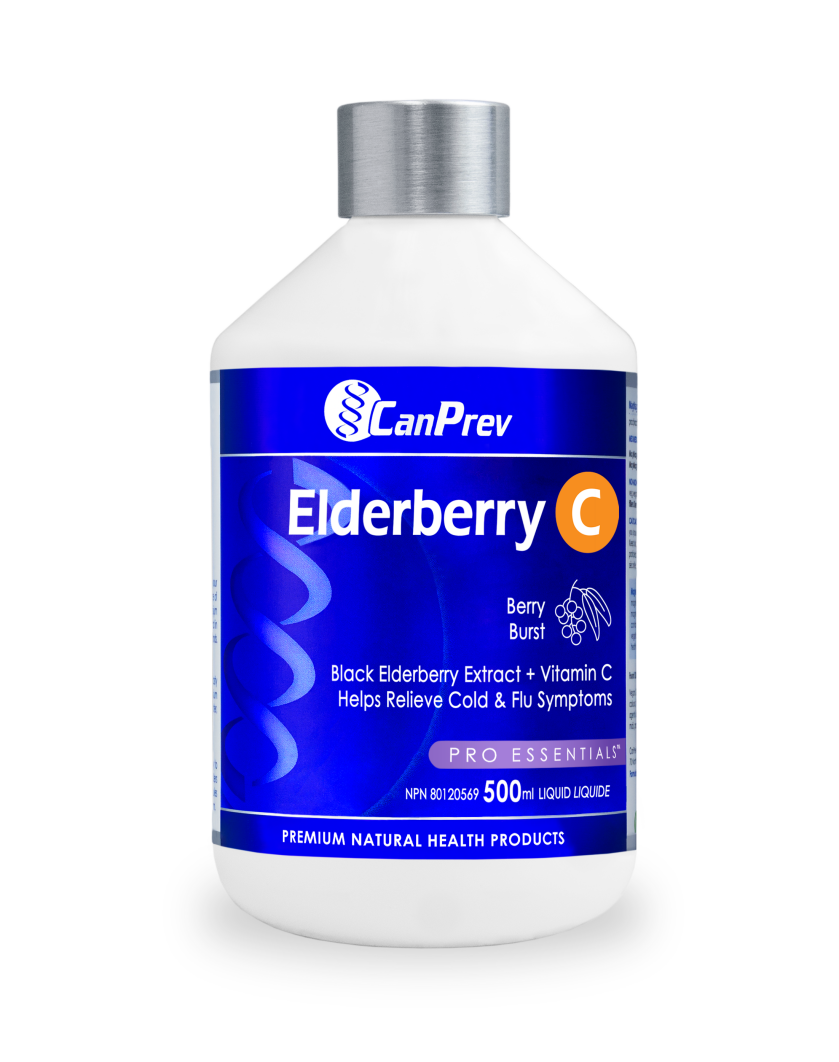CanPrev Elderberry C Liquid - Berry Burst 500ml