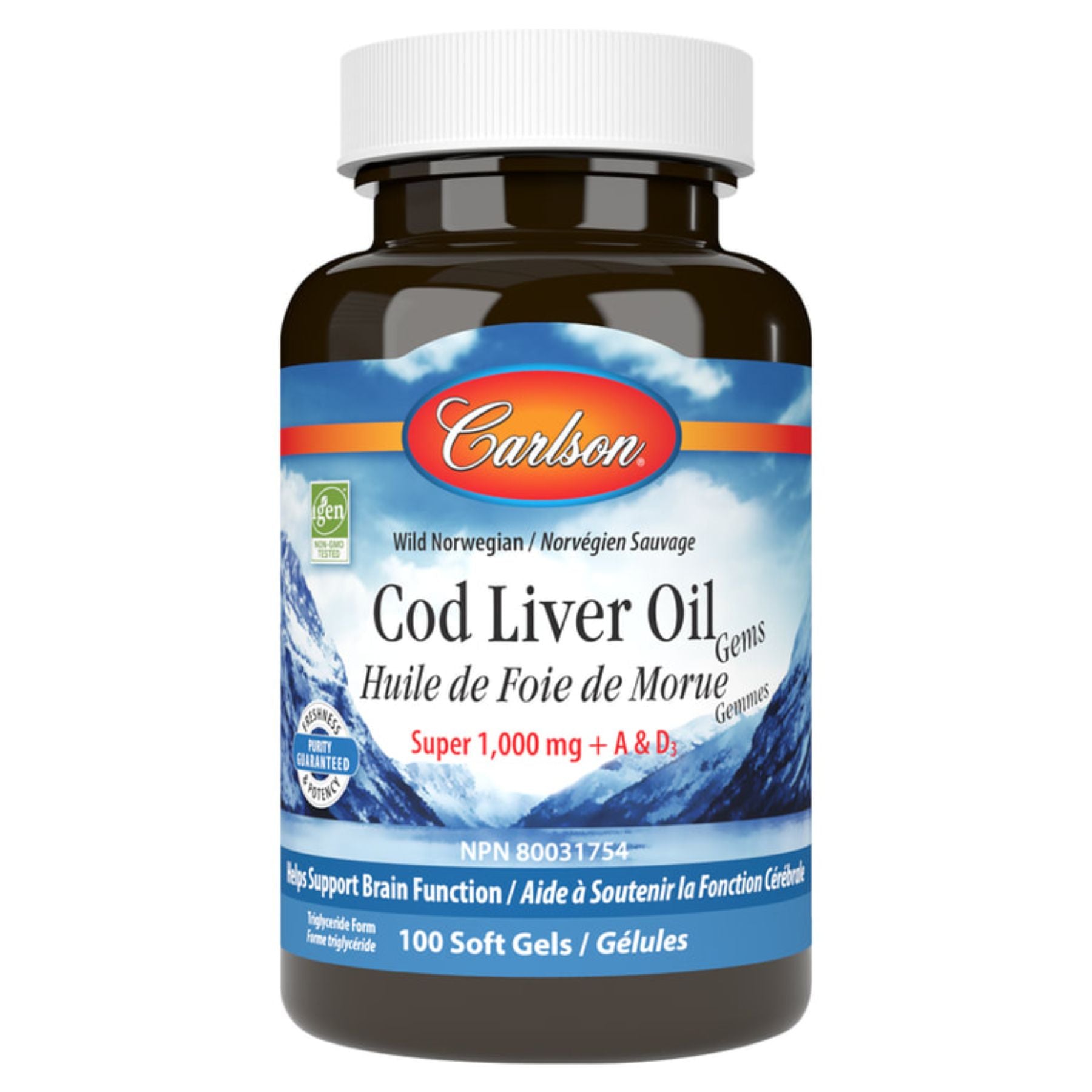 Carlson Super Cod Liver Oil 100s