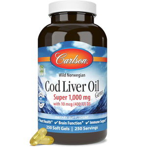 Carlson Super Cod Liver Oil 250s