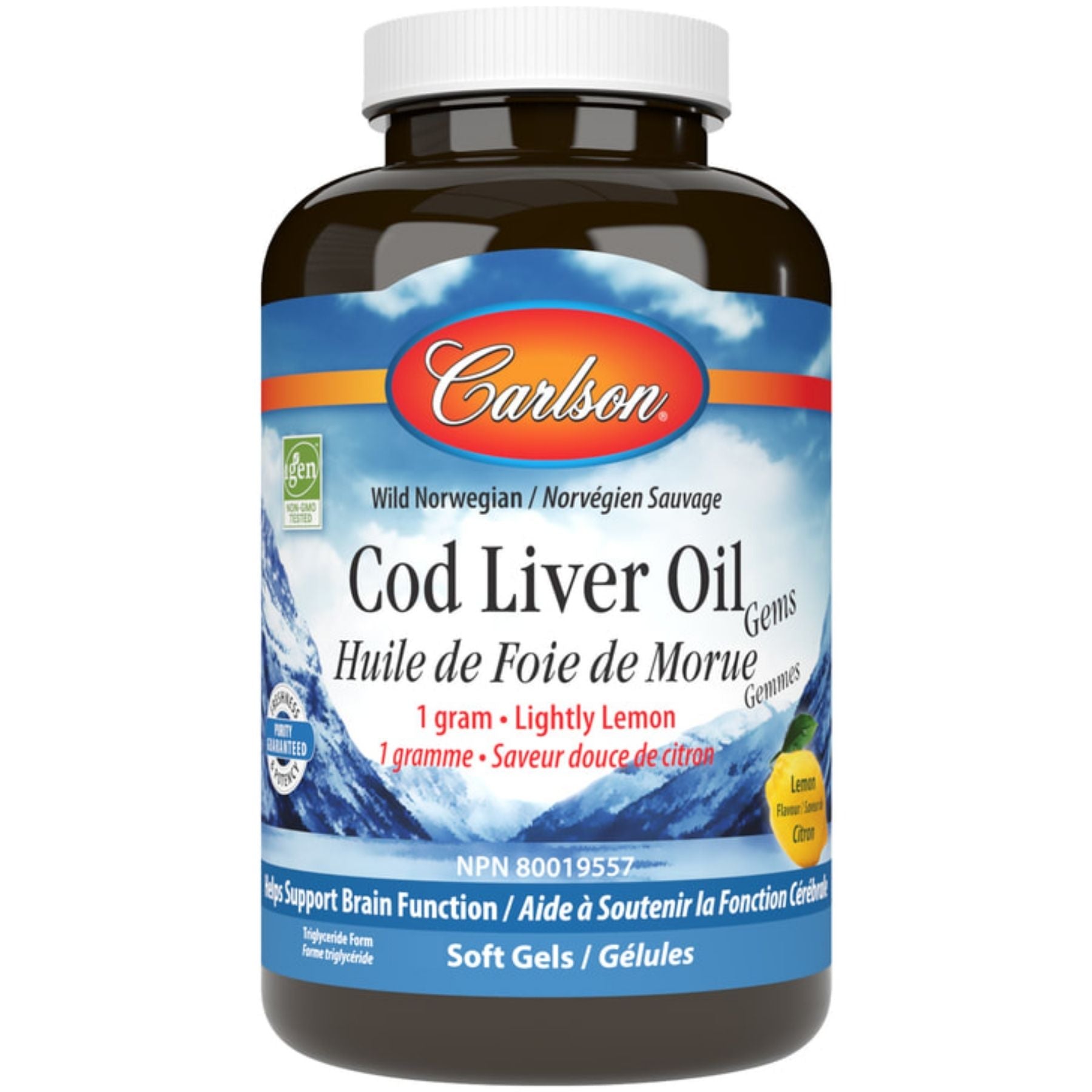 Carlson Cod Liver Oil Lemon 150s